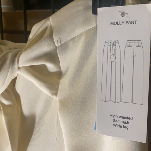 ANTONIO MELANI Molly Wide-Leg Tie-Waist Pants - Picture 5 of 7